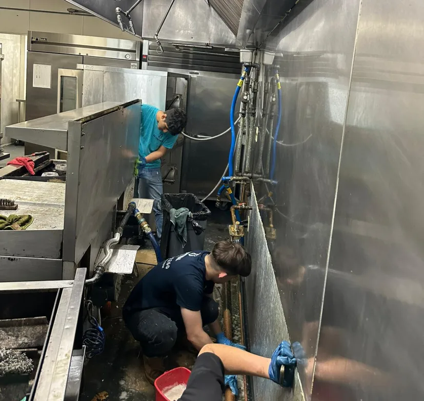 Industrial Cleaning before