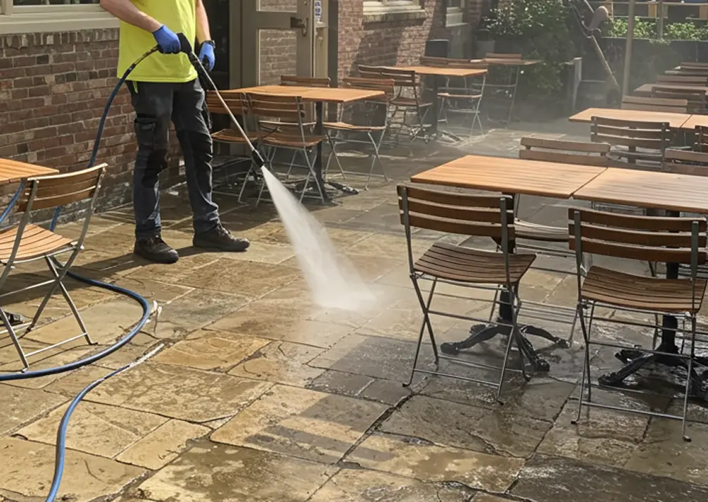 Restaurant Exterior Cleaning
