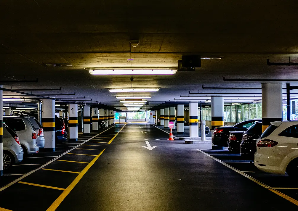 Parking Garage Pressure Washing